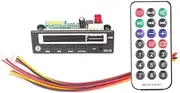 Fahgaer 12V Bluetooth 5.0 MP3 Player Wireless Receiver MP3 Decoder Board Car FM Radio Module TF USB 3.5mm AUX Audio Adapter