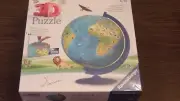 NIB 2020 Ravensburger 3D Puzzle Children's World Globe English 180 Pieces Jigsaw