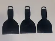 3 Pcs, Plastic Putty Knife, 4 Inch, Plastic Scraper, Utility, Paint Scraper