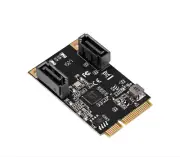 Mini PCIE to Dual SATA 3.0 Adapter 2 SATA III Ports Full Size Mini PCIe Slot