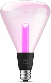 Philips Hue Lightguide Smart Lamp Edison Shape ST70 White and Colour Light Bluetooth Compatible Voice Control with Alexa, Apple Home and Google Assistant