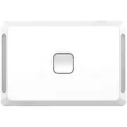 Clipsal Pro Series, switch, horizontal, 1 or 2 way, 20 A / 16 AX, White - P3041HA-XW