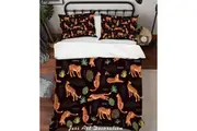 3D Tiger Pattern Quilt Cover Set Bedding Set Pillowcases 52