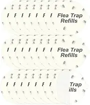 20 Pack Flea Trap Refill Discs Replacement Glue Boards, 7.1" Sticky Pads for Most Models Flea Bed Bug Traps for inside Your Home