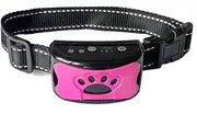 No Shock Dog Training Collar, 7 Adjustable Sensitivity Levels, Beep and Vibration, Rechargeable, Blue (Purple)