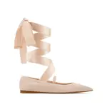[Ferragamo] Ferragamo Leather Ballerina Shoes 8 US PINK