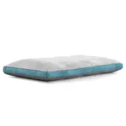 Brindle 29" x 18" Teal Shredded Memory Foam Pet Crate Mat