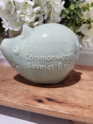 VINTAGE COLLECTABLE COMMONWEALTH CBA PIGGY BANK/MONEY BOX