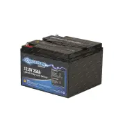 Powertech Lithium LiFePO4 Battery Deep Cycle BMS 12.8V 25Ah Camping Power