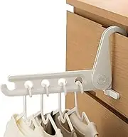 Folding Clothes Drying Rack | Laundry Space Saver Five-Hole Hanger - Travel Clothes Hanger Drying Rack, Space-Saver for Laundry Room & Bedroom, Bathroom