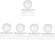 [Baluue] 5pcs Cosmetic Stamper Eyeshadow Pressing Seal Mold Eyeshadow Tool Pressing Stamper Compact Dispenser