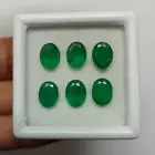 7x9 mm Natural Emerald Oval Cut 10.80 Ct Zambia Emerald Oval Vivid Green emerald