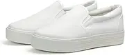 [ZIRIA] Canvas Shoes Women Footwear Height Increase Female Comfort Slipon