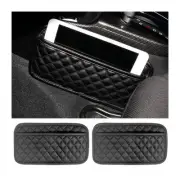 2PCS Car Side Pocket Organizer, Car Net Pocket Side Storage Bag, Vehicle Seat...