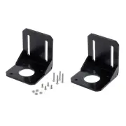 Mounting Bracket Holder For Nema 17 Stepper Motor 3D Printer Black 42mm Alloy St