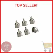 6 Pcs Mirenlife Small Stainless Steel Funnel for Flasks