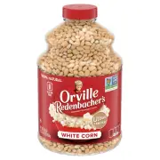 Gourmet Popcorn Kernels, White Corn, 30 Oz. (Pack of 6)