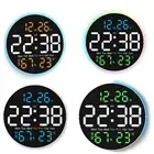 Remote Controlled LED Clock for For home Decor with Temperature Display
