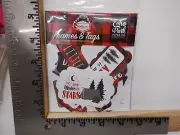 ECHO PARK LET'S LUMBERJACK FRAMES & TAGS DIE CUT EPHEMERA CARDSTOCK NEW A30662