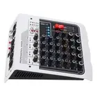 6 Channel Audio Mixer Multiple Interface Sound Mixer Controller LCD Display SD0