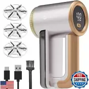 WiredLux Rechargeable Fabric Shaver - Electric Lint Remover for Clothes and C