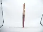 Sheaffer Vintage White Dot Gold Cap Brown barrel ball pen--takes parker refill?