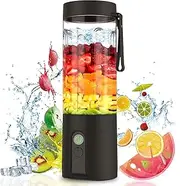 Portable Blender, Personal Size Blender for Shakes and Smoothies, USB Rechargeable 4500mAh 11.1V powerful blenders with 10 Blades, 20 Oz Juicer Cup for Sports, Travel