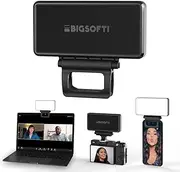 BIGSOFTI - Portable Mini Soft Light for Better Camera Photography & Video. No More Bulky Selfie Ringlight for Live Stream, Makeup and YouTube