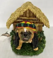 VTG RARE 2003 Zelda Wisdom “Don’t Worry Be Happy” Bulldog Bobble Head Music Box