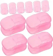 Travel Soap Sheets Pcs Portable Soap Sheets Hand Body Slices for Camping Outdoor Activities
