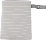 Ergobaby Aura Sustainably Sourced Knit Baby Wrap, Grey Stripes