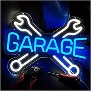 Hanging Art Neon Signs Auto Service Neon Signs Garage Wrench Shaped Led Lamp Car Room Repair Shop Workshop Games Room