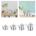 Stainless Steel Tea Kettle Loose Leaf Tea Maker Hammered Design Gooseneck Teapot