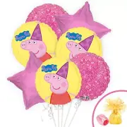 BirthdayExpress Peppa Pig Party Balloons