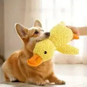 Bite-Resistant Gentle Care Plush Squeaky Duck Toy - Soft Chew Toy Plush