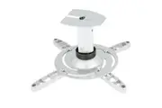 Selby Universal LCD DLP Projector Bracket Ceiling Mount White 15kg Home Theatre