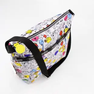 LeSportsac x MR. MEN LITTLE MISS  奇先生妙小姐 7562單肩斜背包休閒降落傘防水 輕便 輕量 限量