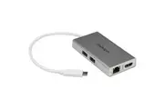 Startech USB-C Multiport Adapter With Power Delivery 4K/HDMI/GbE/USB 3.0 - Silver [DKT30CHPDW]