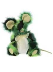 Charlie Bears 2024 Big Cheese Green Mouse Plush Teddy Bear Rodent Cute Small