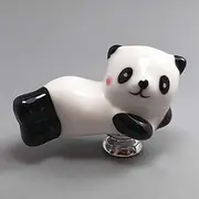 Ceramic Handle Cabinet Handle Drawer Handle Creative Red Panda Handle Children's Room Handle Home Accessories Drawer Knobs - Cabinet Pulls - - (Color: 3)