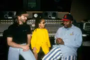 Seven year old Raven Symone works with Producer Hitman Howie Tee w- Old Photo 6