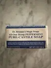 Dr. Bronner's All-One Hemp Peppermint Pure-Castile Bar Soap. NEW.