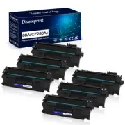 6PK CF280A Toner Cartridge for HP 80A LaserJet Pro 400 M401n M401dn M425dn MFP