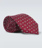[Canali] Canali Silk tie One Size burgundy