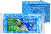 AIDEA Cleaning Wipes, Cleaning Wipes-40Ct(1 Pack), Multi-Purpose Towel Reusable