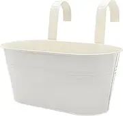 Balcony Railing Planter - Gardening Railing Plant Holder Supplies | Mount Bucket Holder, Planter Box Multi-Functional for Deck, Stairs, Windowsill