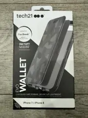 Tech21 Evo Wallet Case W/Card Slots For iPhone 7/8 & SE 2nd Gen 2020 NEW