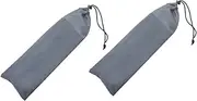 Mipcase 2 Pcs Oxford Fabric Camping Storage Bags Durable Tent Stake Storage Pouch for Tent Nails Hammers Lightweight Practical Outdoor Organizer