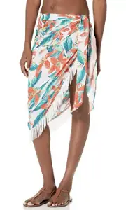 Vince Camuto Oleander Fringe Pareo - Multicolor - One Size - New