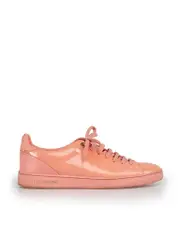 Peach Patent Leather Frontrow Trainers